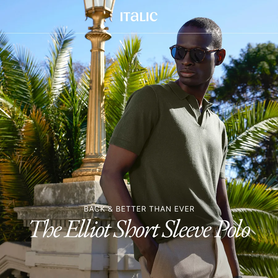Back & Better than Ever: The Elliot Short Sleeve Polo
