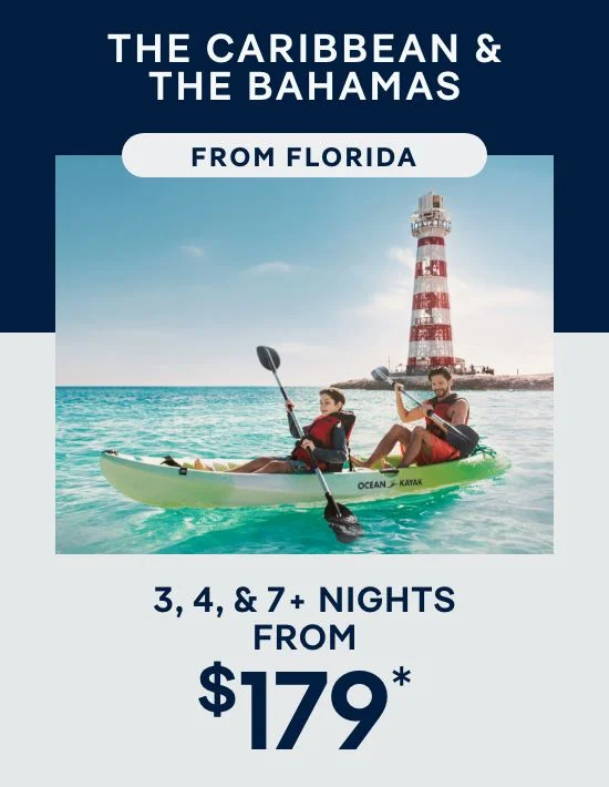 Flash Sale – The Caribbean & The Bahamas From Florida – 3 Nights – Click to View Cruises & Book Now
