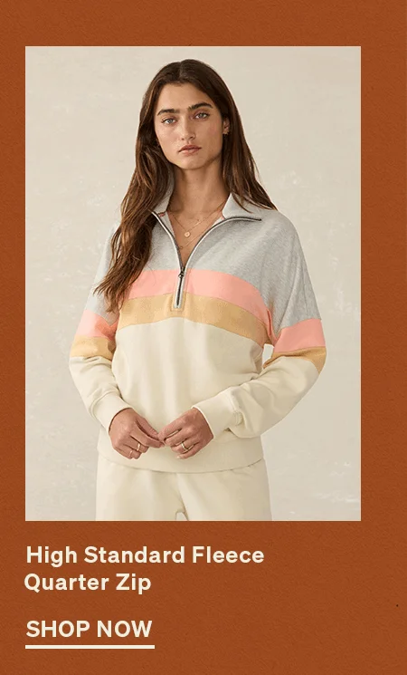 High Standard Fleece Quarter Zip