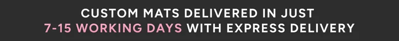 Custom Yoga Mats delivered in just 7-15 working days