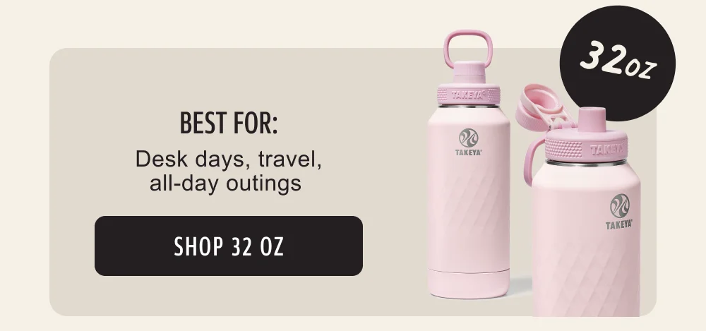 32oz Takeya sport water bottle