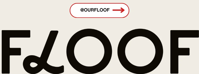 @ourfloof. Link to instagram page.