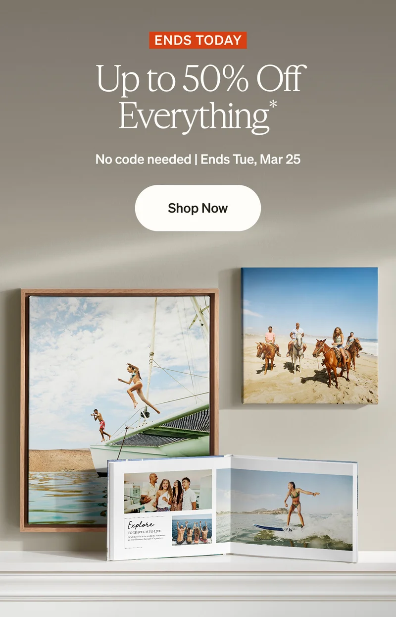 Up to 50% Off EVERYTHING, $1 Magnets + Free Shipping