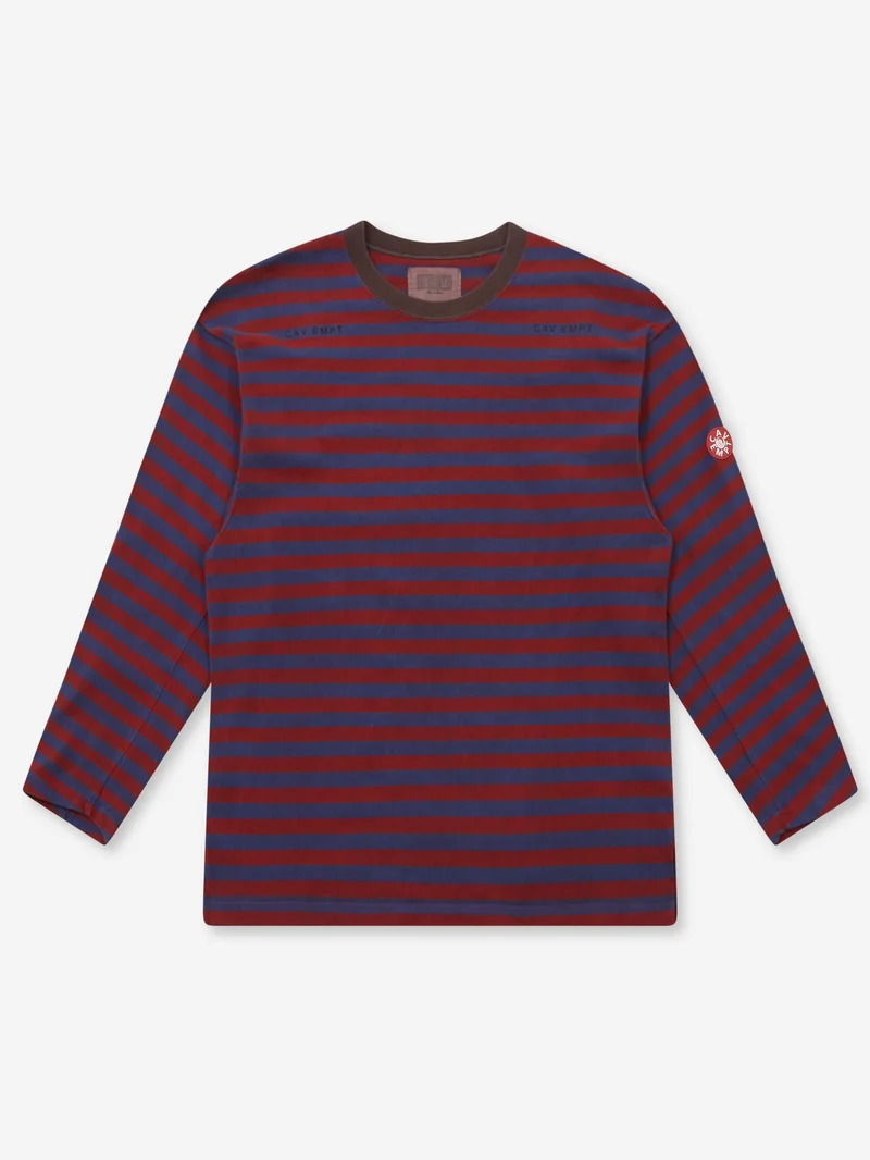 Image of C.E Cav Empt Overdye Stripe Long Sleeve - Stripe