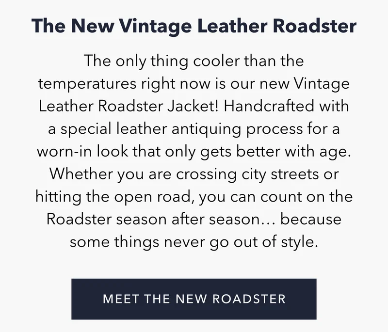 The New Vintage Leather Roadster