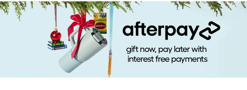 AfterPay. Gift now, pay later with interest free payments