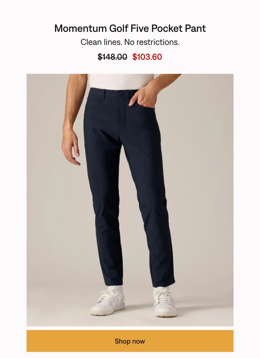 Momentum Golf Five Pocket Pant