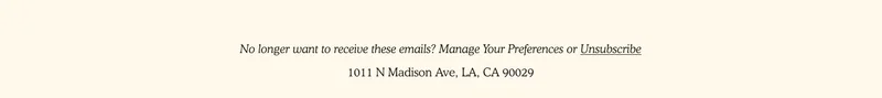 Manage Preferences