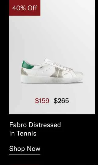 Fabro Distressed in Tennis. Shop Now