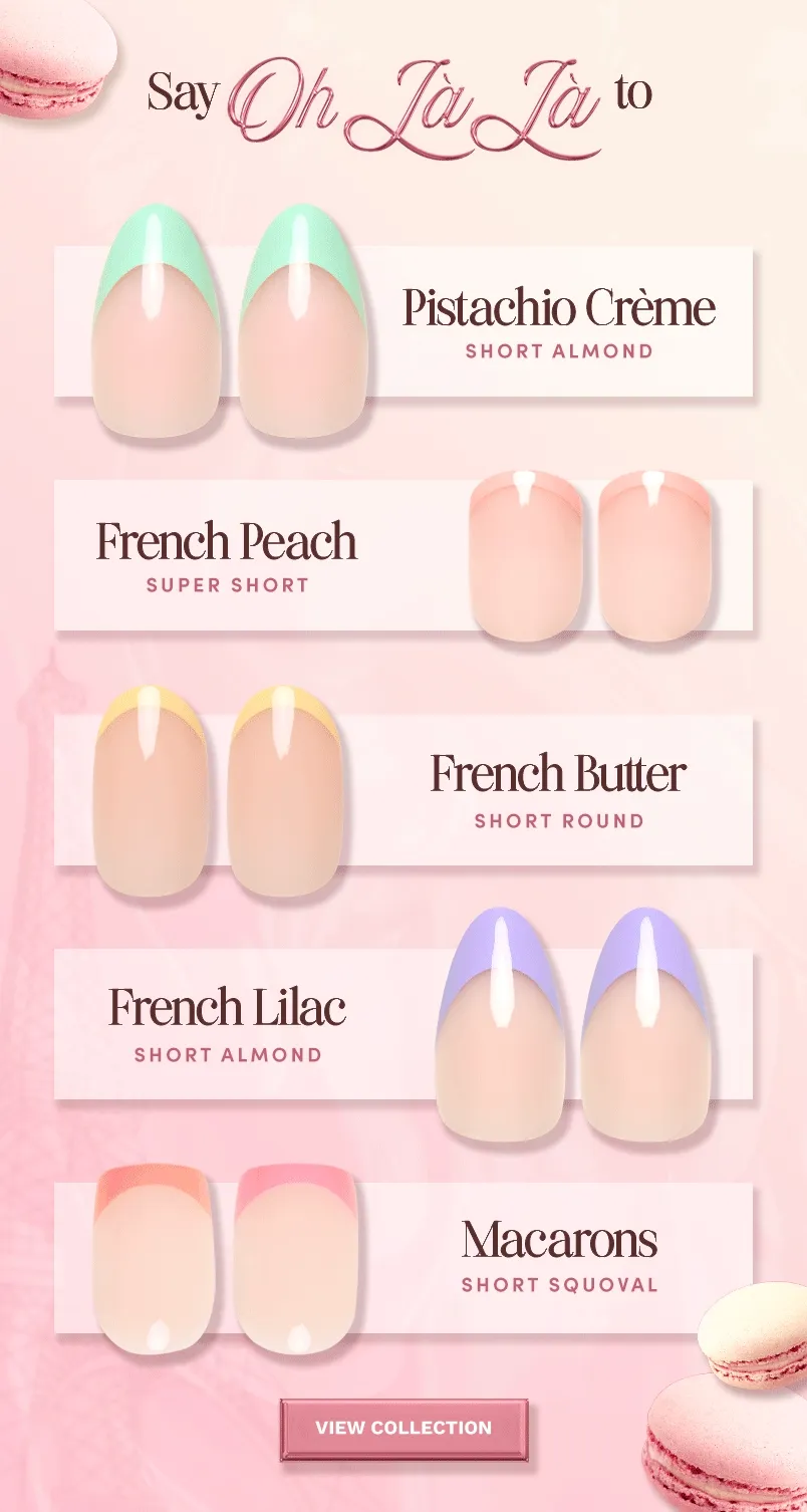 Get Ready, we are revealing Spring French Tip nails!