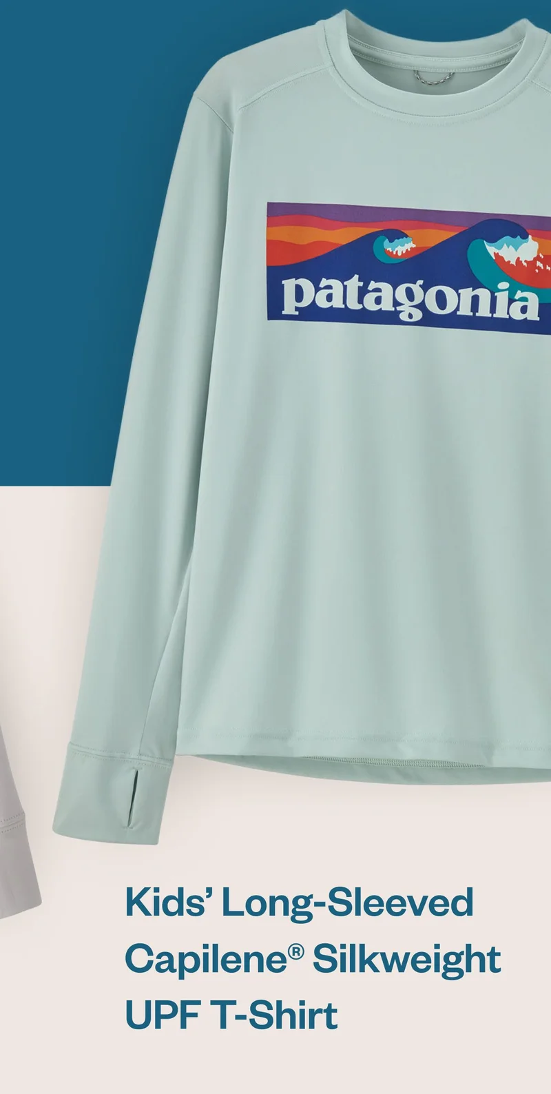 Kids' Long-Sleeved Capilene Silkweight UPF T-Shirt