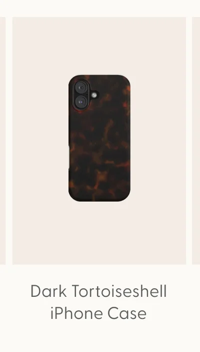 Tortoise Shell Pattern iPhone Case