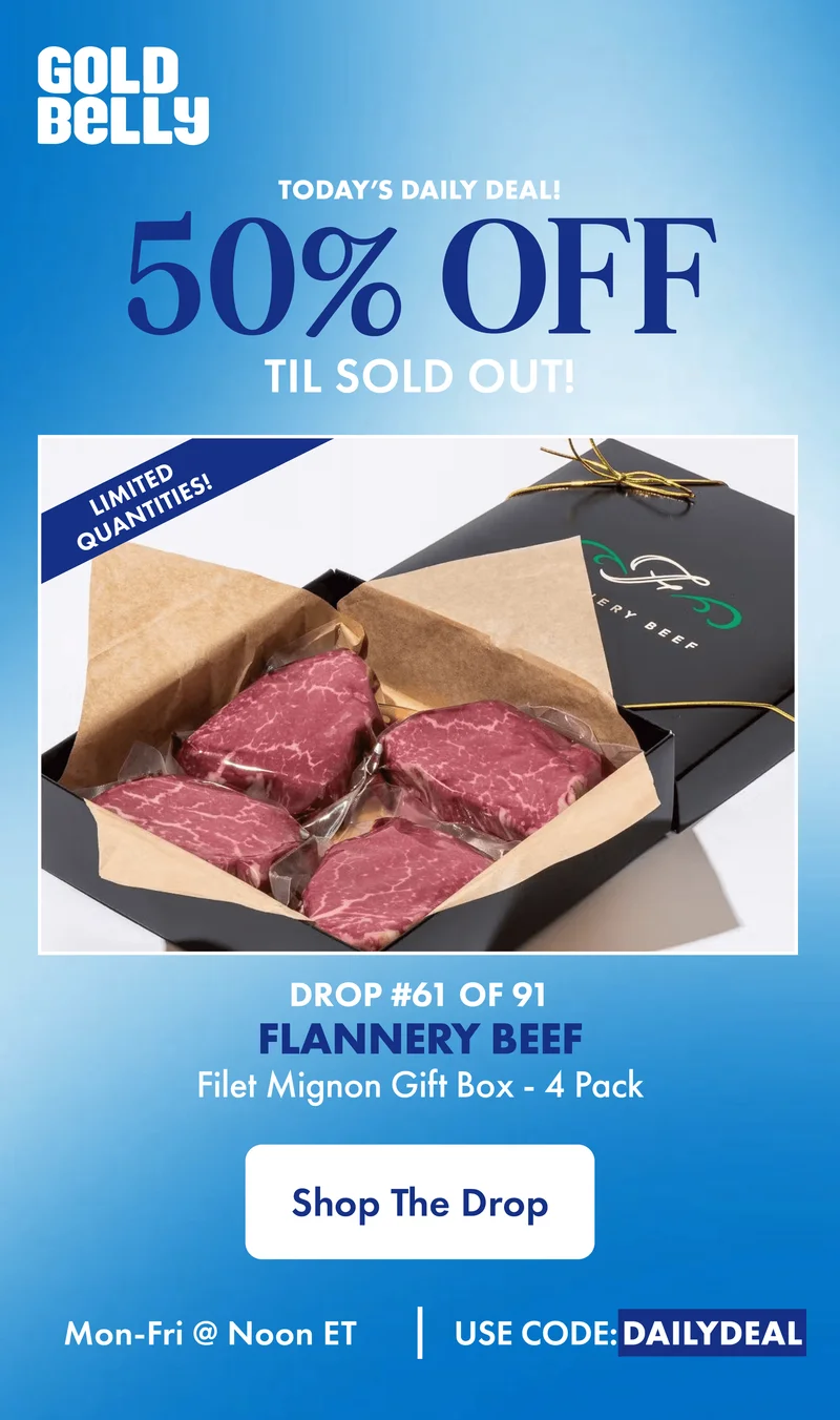 50% off one iconic food every day!