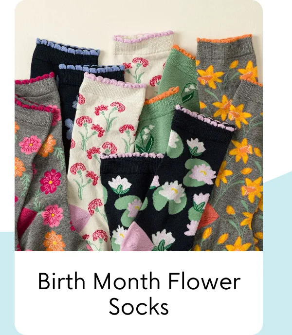 birth-month-flower-socks