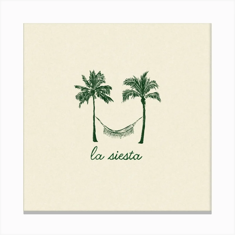 Image of La Siesta Square Canvas Print