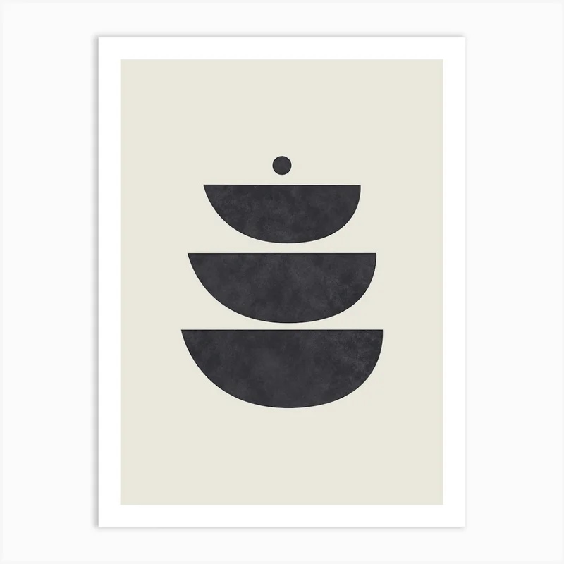 Image of Abstract Circles Five Art Print