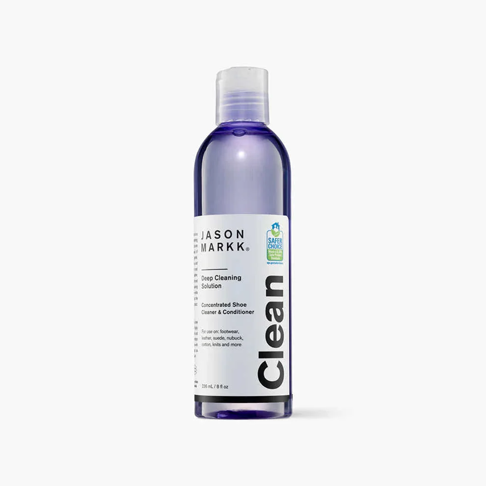 Jason Markk Deep Cleaning Solution is a high quality, concentrated, penetrating solution that lifts and cleans soils that are deeply embedded into the...