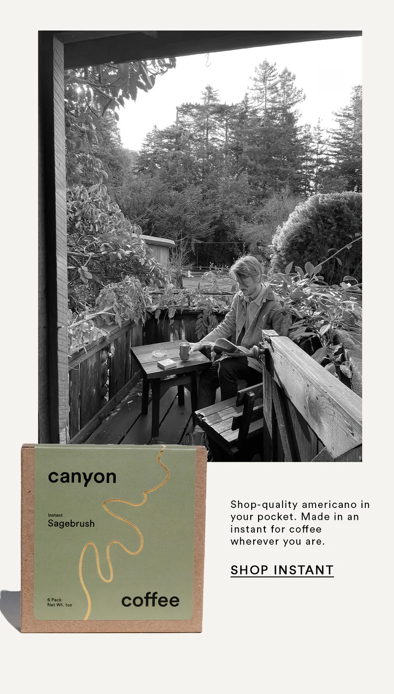 canyon instant coffee