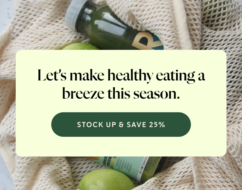 Let’s make healthy eating a breeze this season.