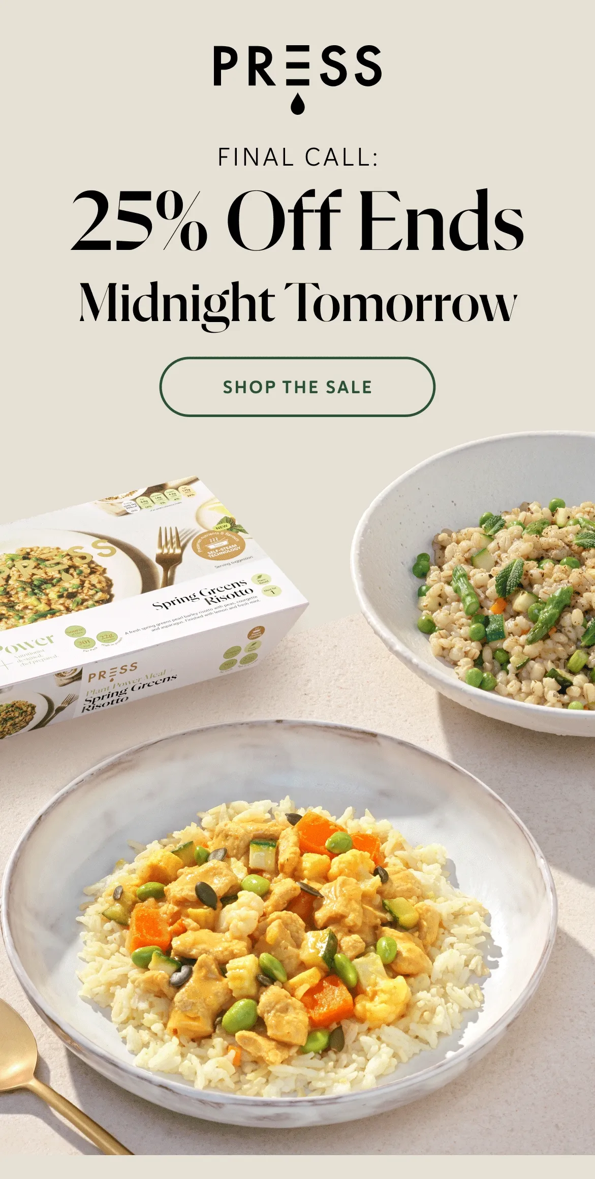 Final Call: 25% Off Ends Midnight Tomorrow