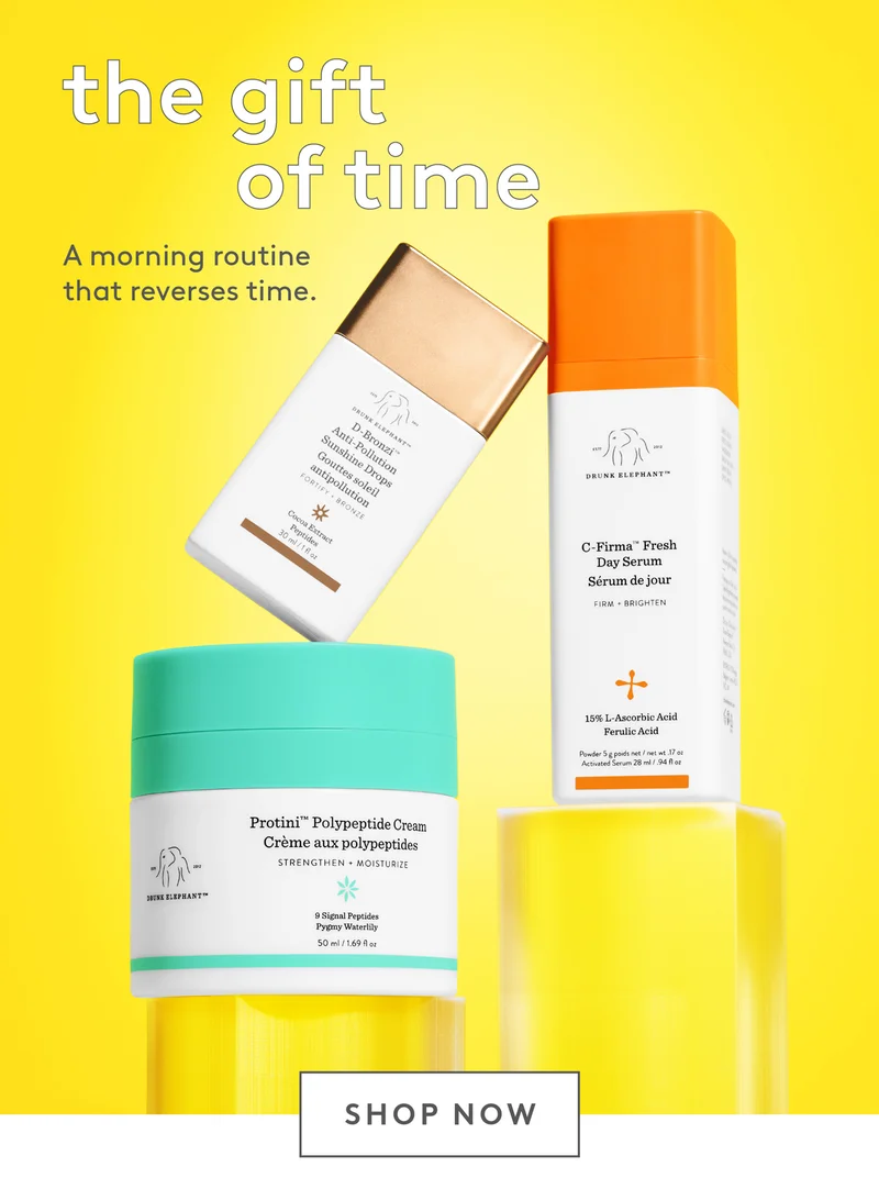 A morning routine with D-Bronzi, C-Firma, and Protini Cream.