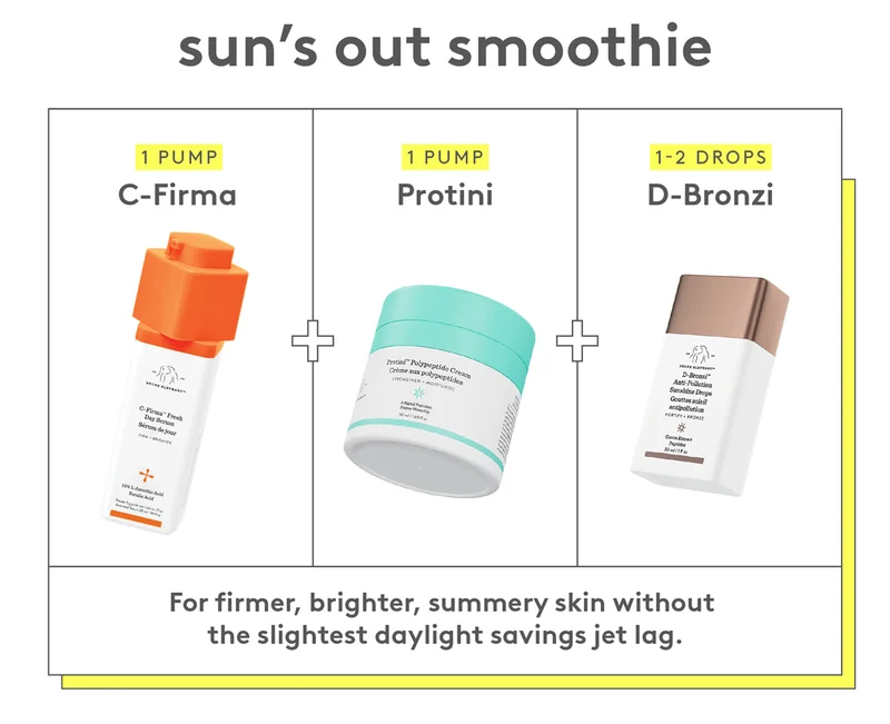 Sun's Out Smoothie with C-Firma, Protini Cream, and D-bronzi.