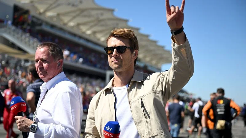 Glen Powell at the Austin Grand Prix in 2025.