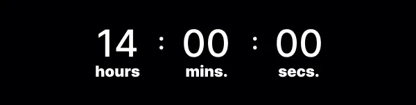 14:00:00 Timer