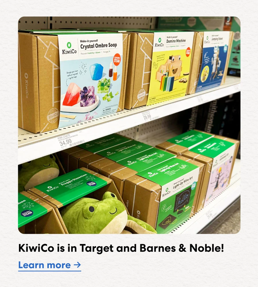 KiwiCo is in Target and Barnes & Noble!