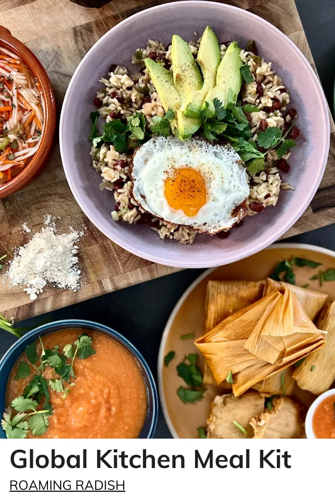 Global Kitchen Inspiration Meal Kit Box • Roaming Radish