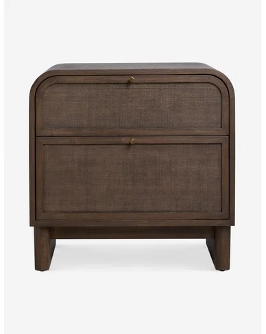 Suzette Nightstand-Smoked Oak