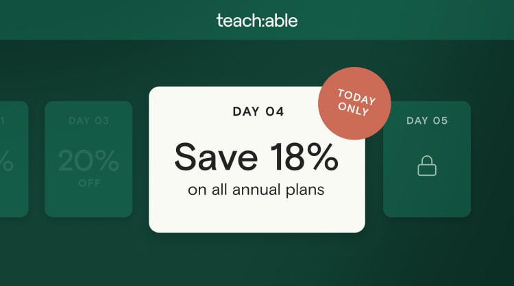 Save 18% on annual