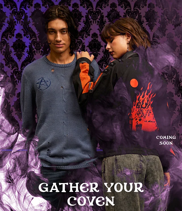 Hot Topic and Agatha All Along. Gather Your Coven. Shop Now