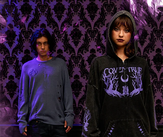 Hot Topic and Agatha All Along. Gather Your Coven. Shop Now