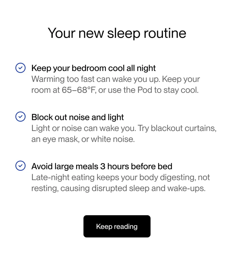 Your new sleep routine