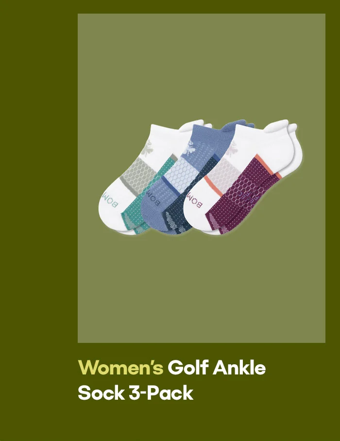 Women's Golf Ankle Sock 3-Pack