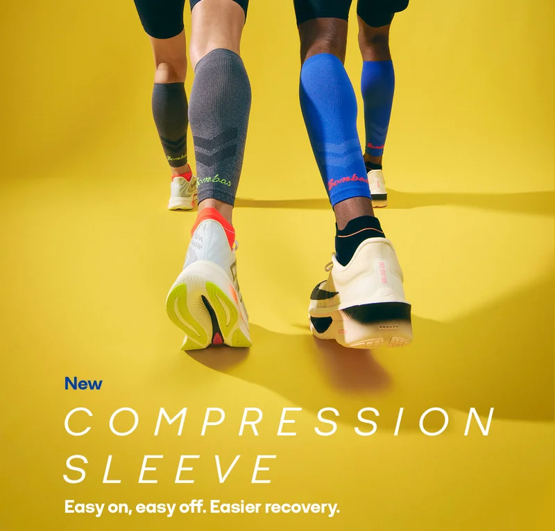 New COMPRESSION SLEEVE Easy on, easy off. Easier recovery.