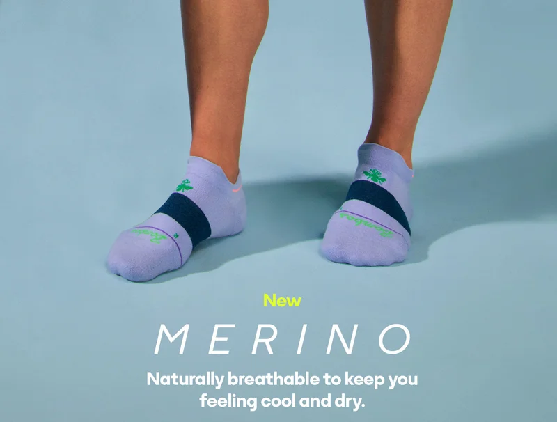 New MERINO Naturally breathable to keep you feeling cool and dry.