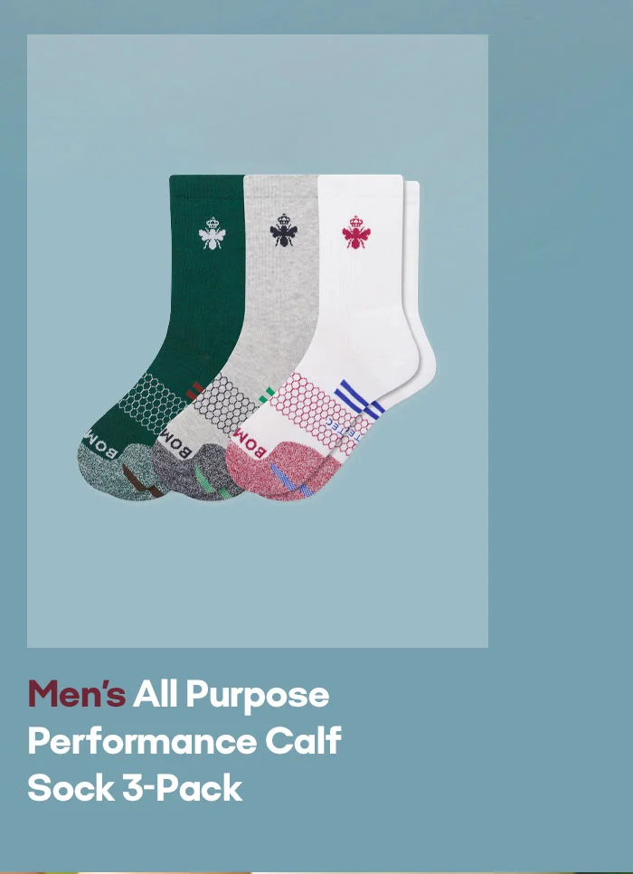 Men's All Purpose Performance Calf Sock 3-Pack