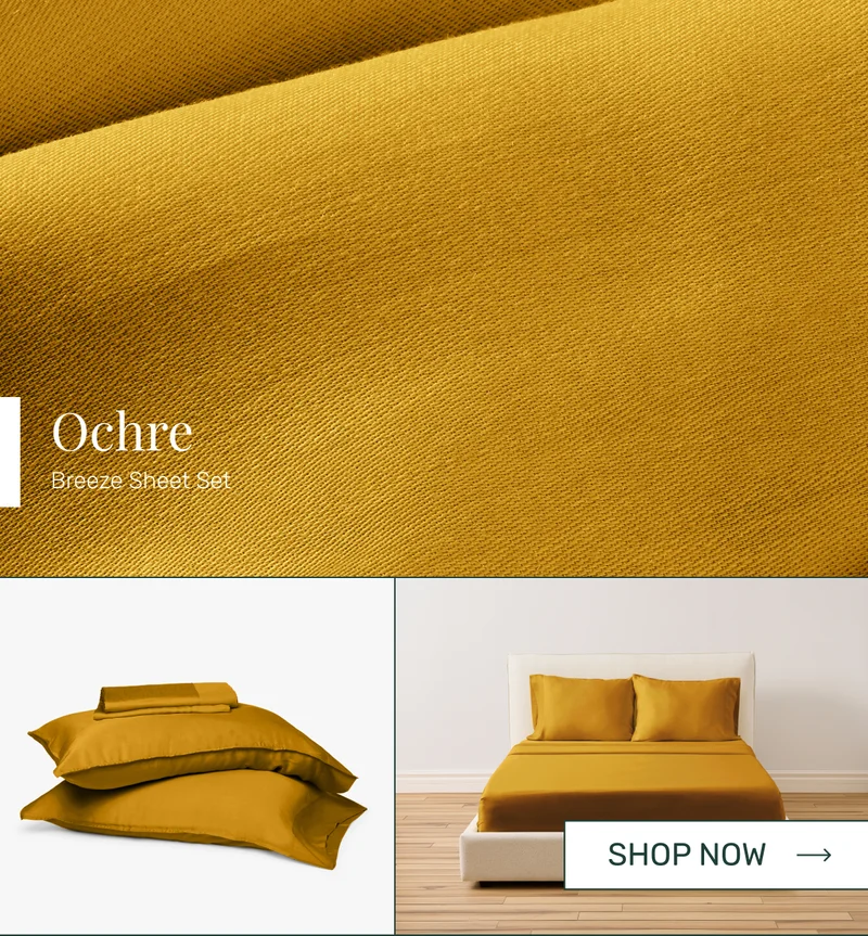 Ochre Breeze Sheet Set