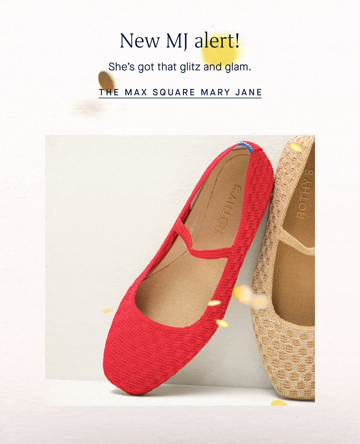 New MJ alert! She's got that glitz and glam. THE MAX SQUARE MARY JANE