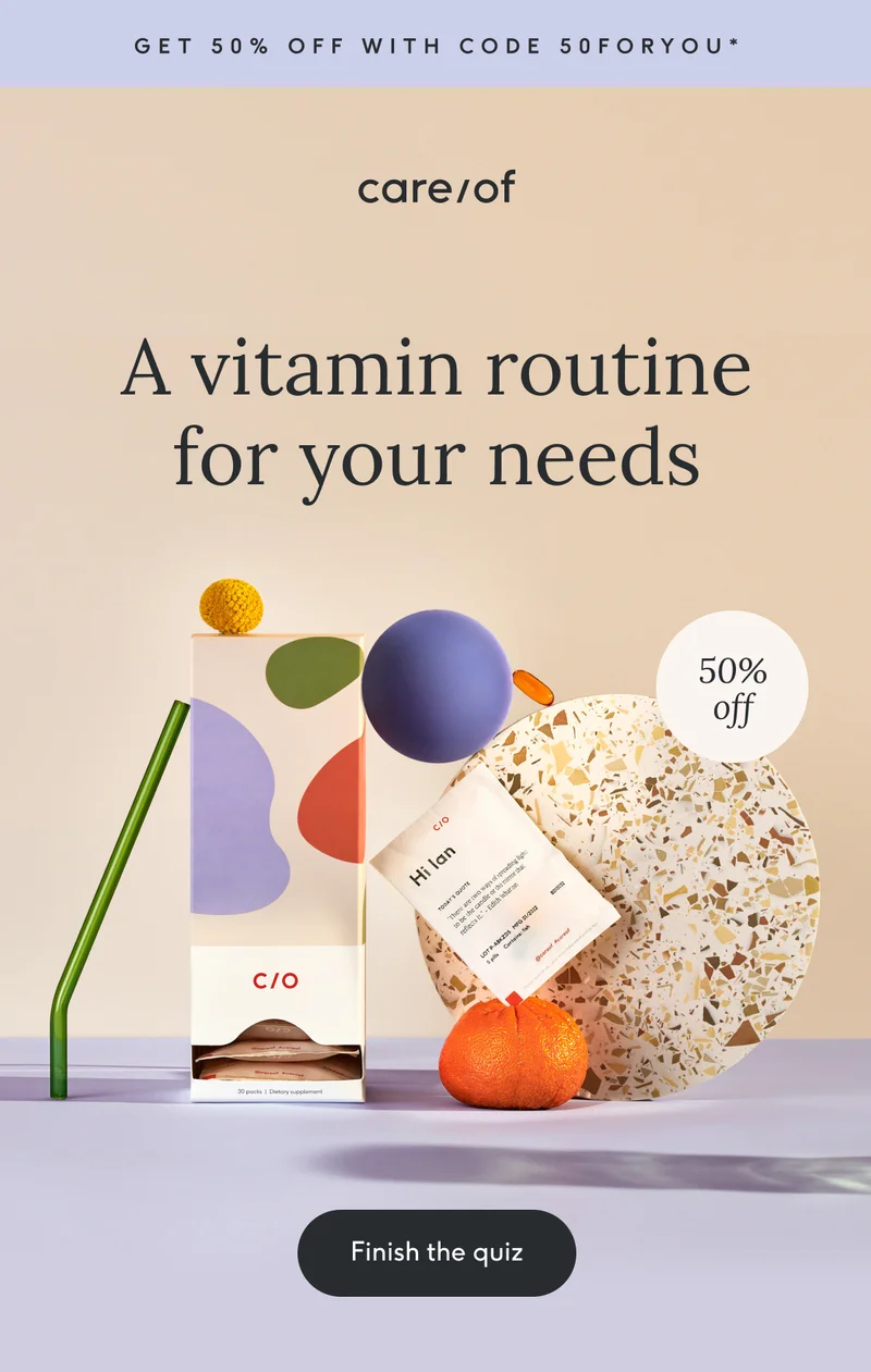 A vitamin routine for your needs