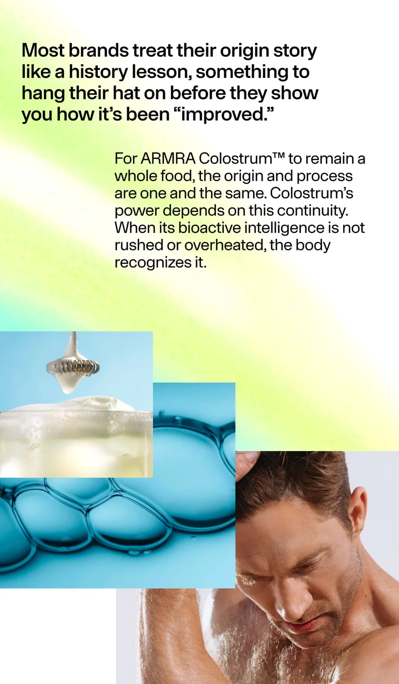 Most brands treat their origin story like a history lesson, something to show how it's been "improved". For ARMRA to remain a whole food, the origin and the process are one in the same.