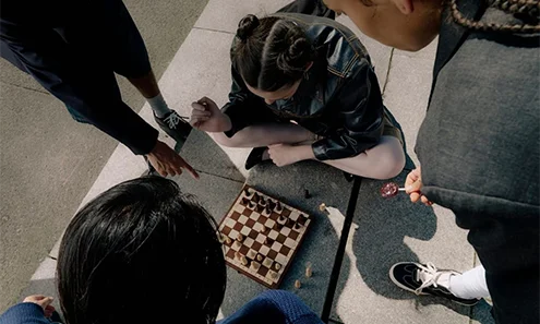 Photo of people playing chess Photo of people playing chess