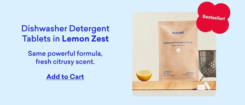Dishwasher Detergent Tablets in Lemon Zest