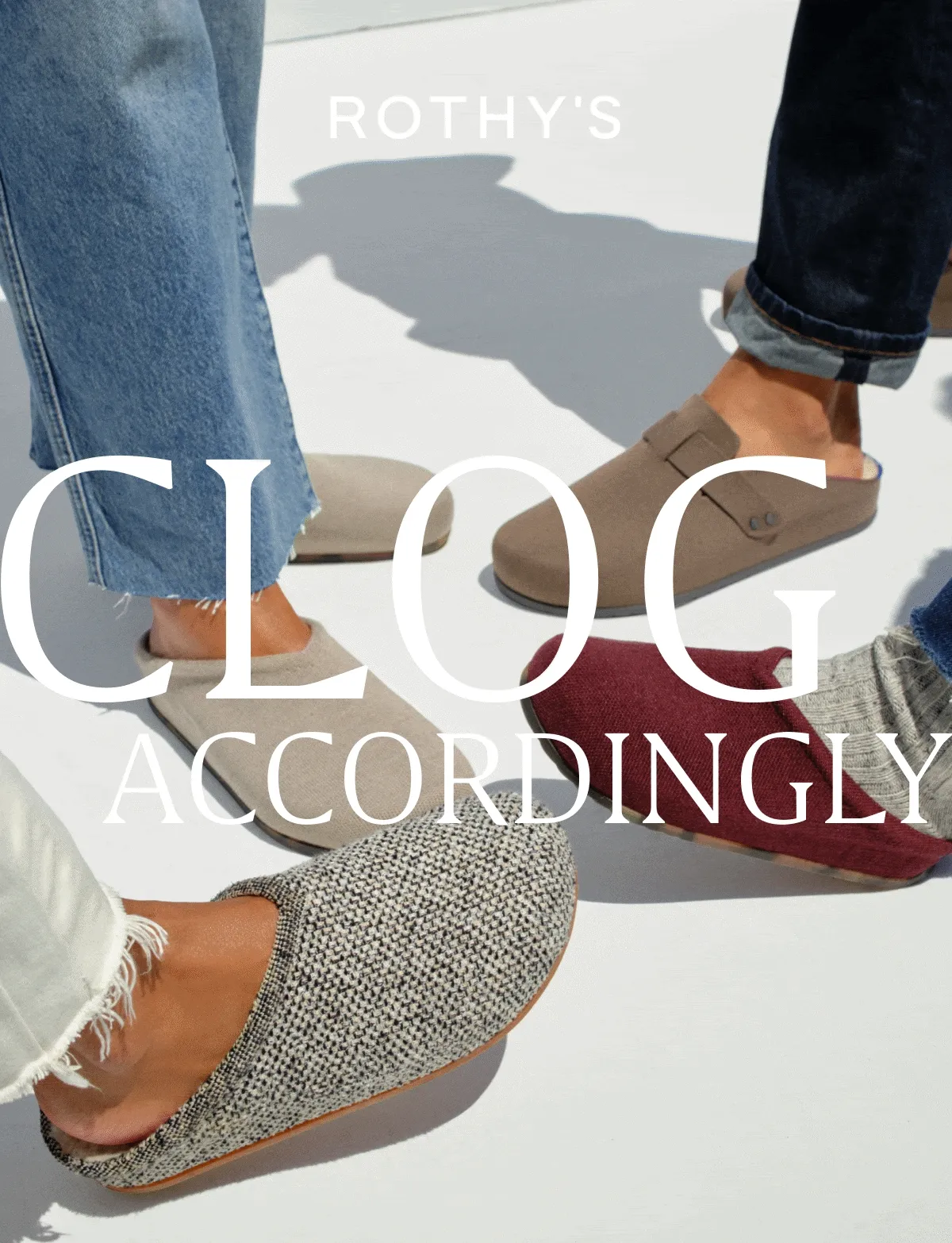 Clog accordingly.
