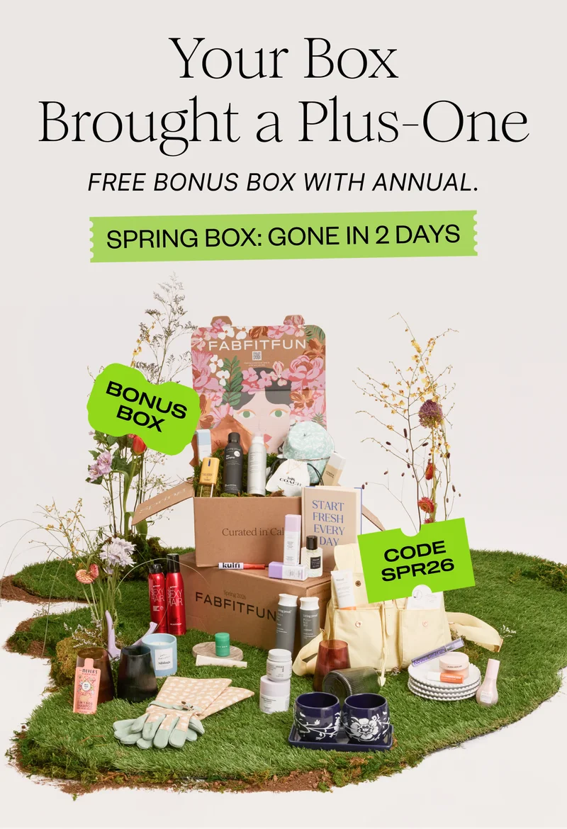 Your Box Brought a Plus-One | FREE BONUS BOX WITH ANNUAL. | SPRING BOX: GONE IN 2 DAYS