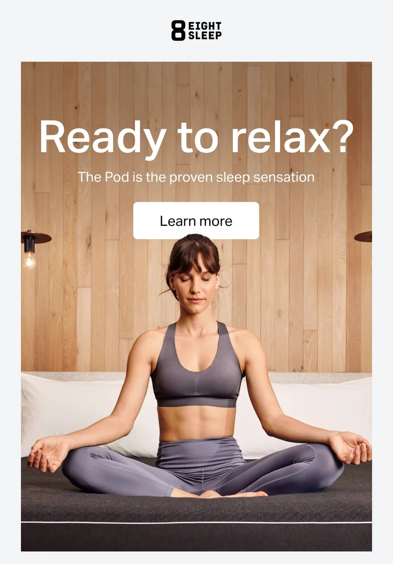 Ready to relax? The Pod is the proven sleep sensation