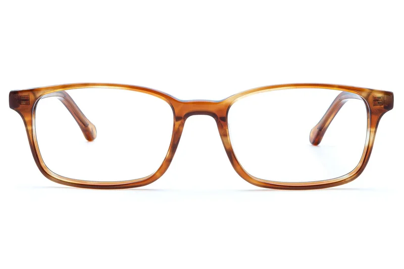 Image of Carver Clear Lenses in Maple Caramel