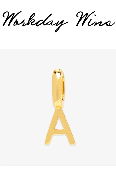 Harper Calibri Alphabet Charm